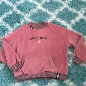 XS Pink Velvet Shirt